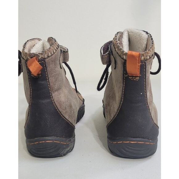 J-41 Jeep Adventure Womens 6 M “Stream” Ankle Brown Snow Boots Faux Fur Casual - Picture 4 of 11